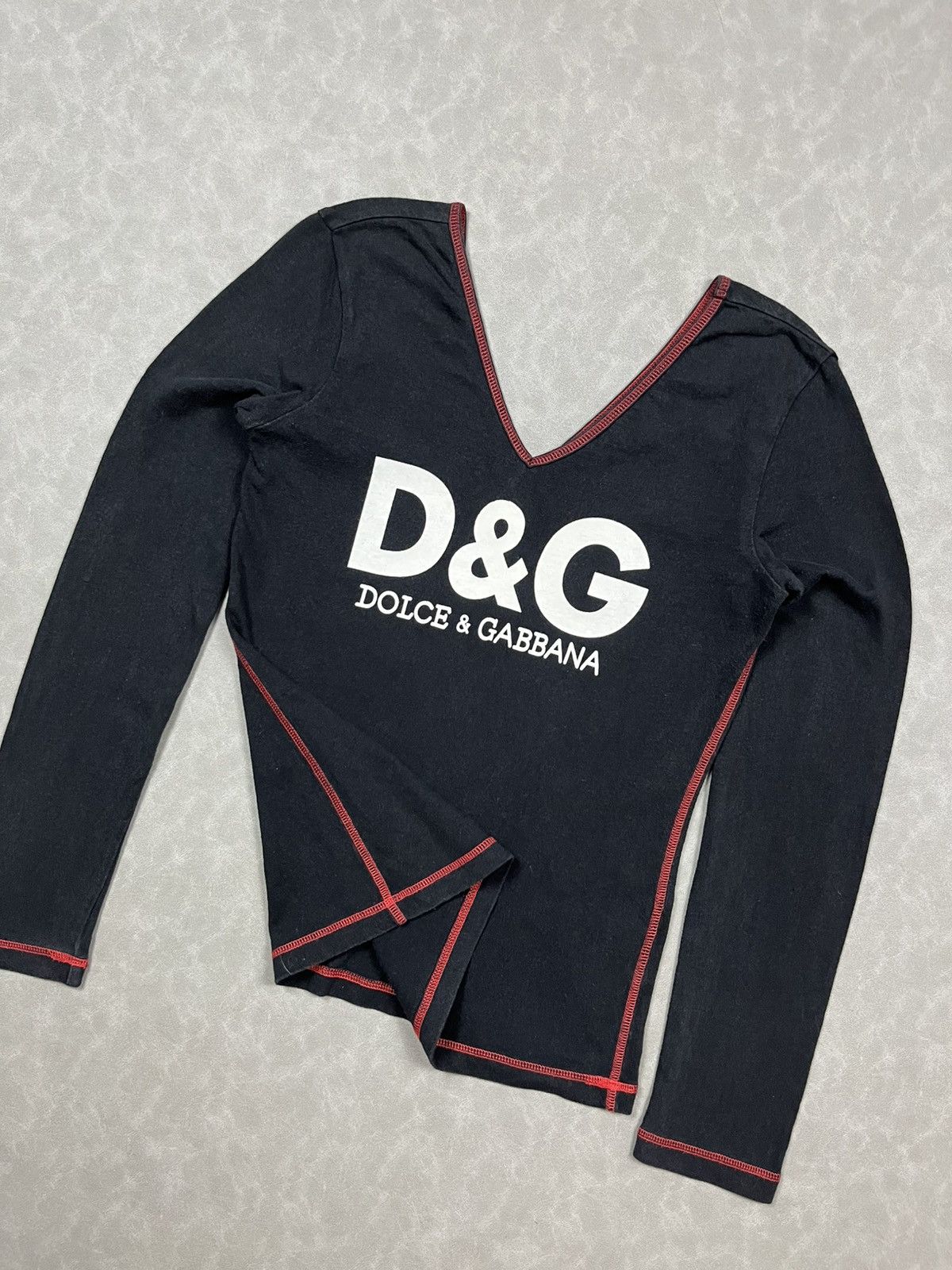 Dolce & Gabbana 2000s D&G big logo long sleeve Size S / US 4 / IT 40 - 2 Thumbnail