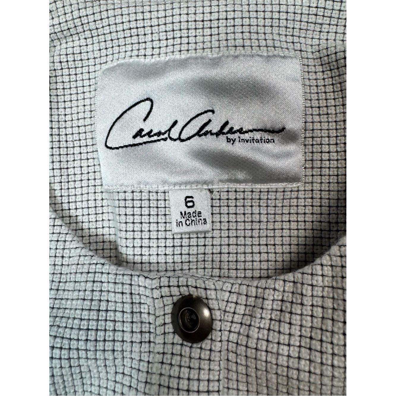 Other Carol Anderson by Invitation CABi White Cotton Removable Pe Size M / US 6-8 / IT 42-44 - 6 Thumbnail