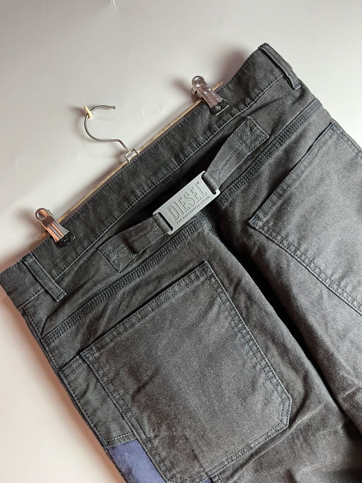 Diesel Diesel D-Eluxerr patchwork cargo pants Size US 32 / EU 48 - 4 Thumbnail