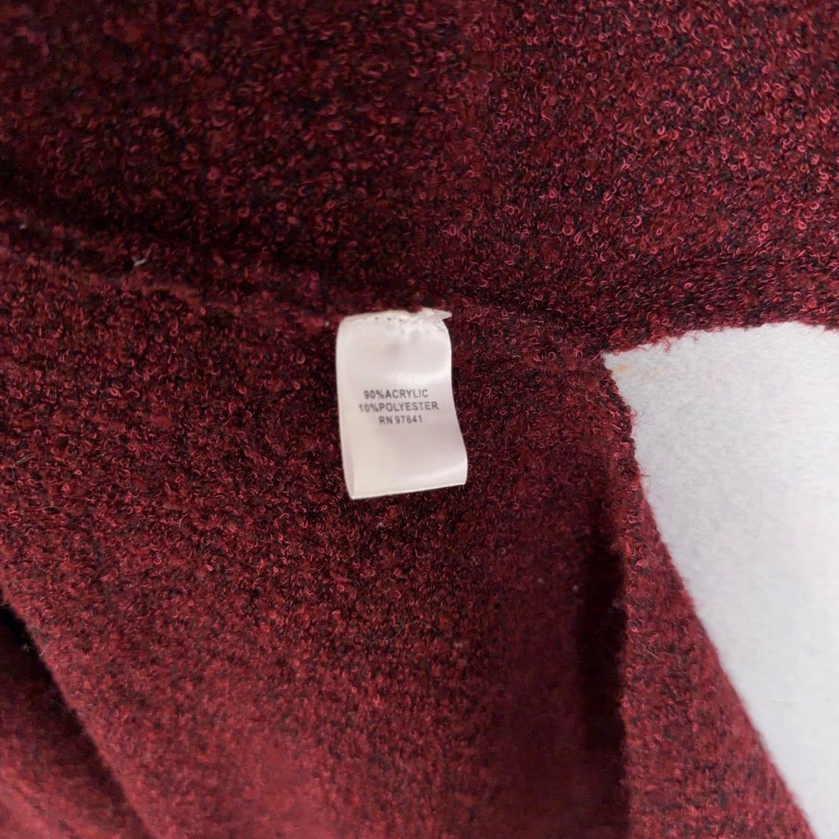 J. Jill J Jill Sweater Womens Small Red Open Duster Cardigan Longline Pockets Boucle Size S / US 4 / IT 40 - 5 Thumbnail