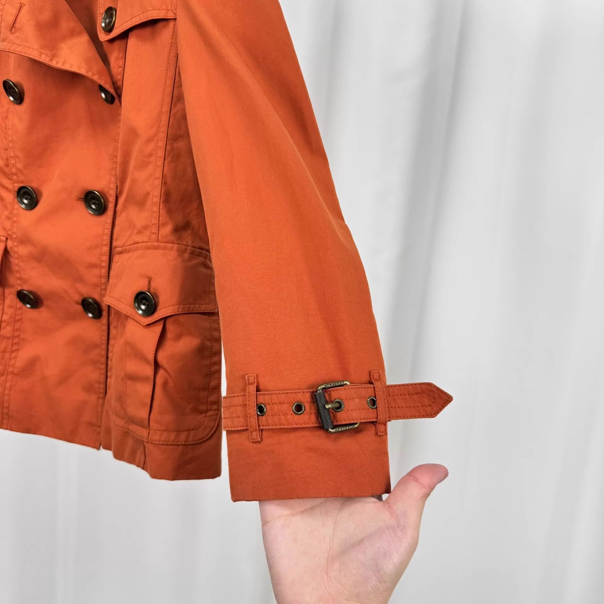 Burberry Burberry DB Check Lined Trench Coat UK4 98 New Size XS / US 0-2 / IT 36-38 - 4 Thumbnail
