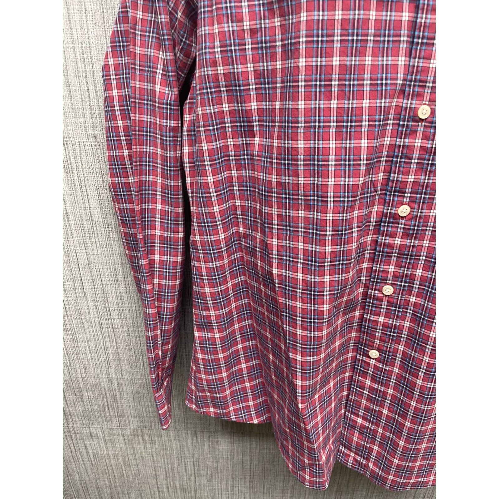 Ralph Lauren Ralph Lauren Custom Fit Red Long Sleeve Button Down Shirt Mens L Size US L / EU 52-54 / 3 - 4 Thumbnail