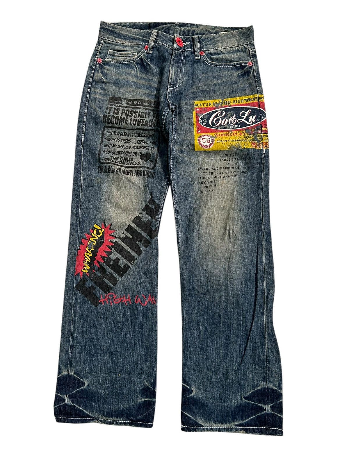 Japanese Brand × Kapital × Vintage CO & LU Japanese Style Denim Jeans Size US 32 / EU 48 - 7 Thumbnail