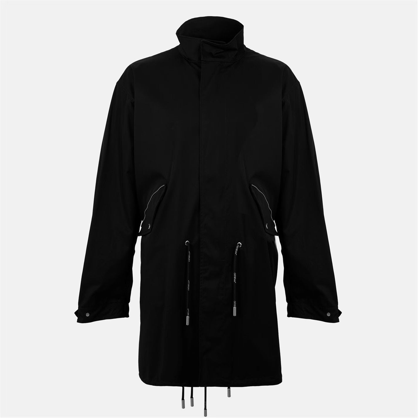 Off-White o1g2r1mq0326 Industrial Hooded Parka in Black Size US XL / EU 56 / 4 - 1 Thumbnail