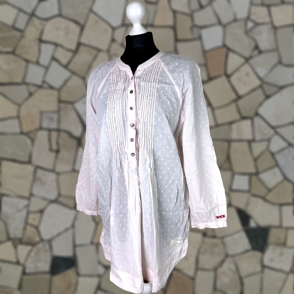 Pinko Odd Molly Pink Shirt Blouse Tunic Womens 4 XL Long Sleeve Cotton Blouse Pink Womens Size 4 XLGirls? Size S / US 4 / IT 40 - 1 Thumbnail