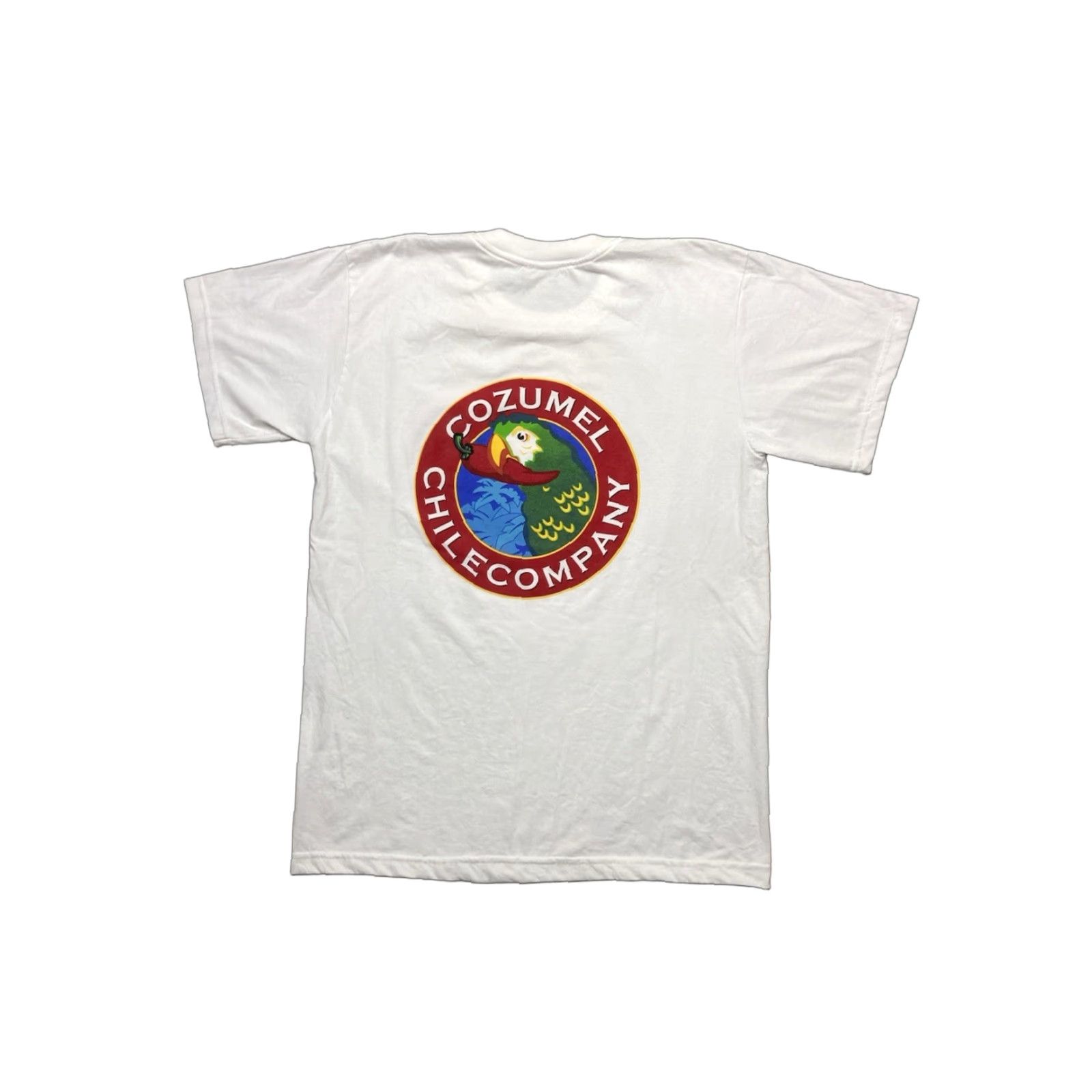 Vintage VINTAGE 90s graphic t shirt Cozumel Chile Company pepper parrot Mexico men’s XL Shirt Mens White 90s T-Shirt Size US XL / EU 56 / 4 - 1 Thumbnail
