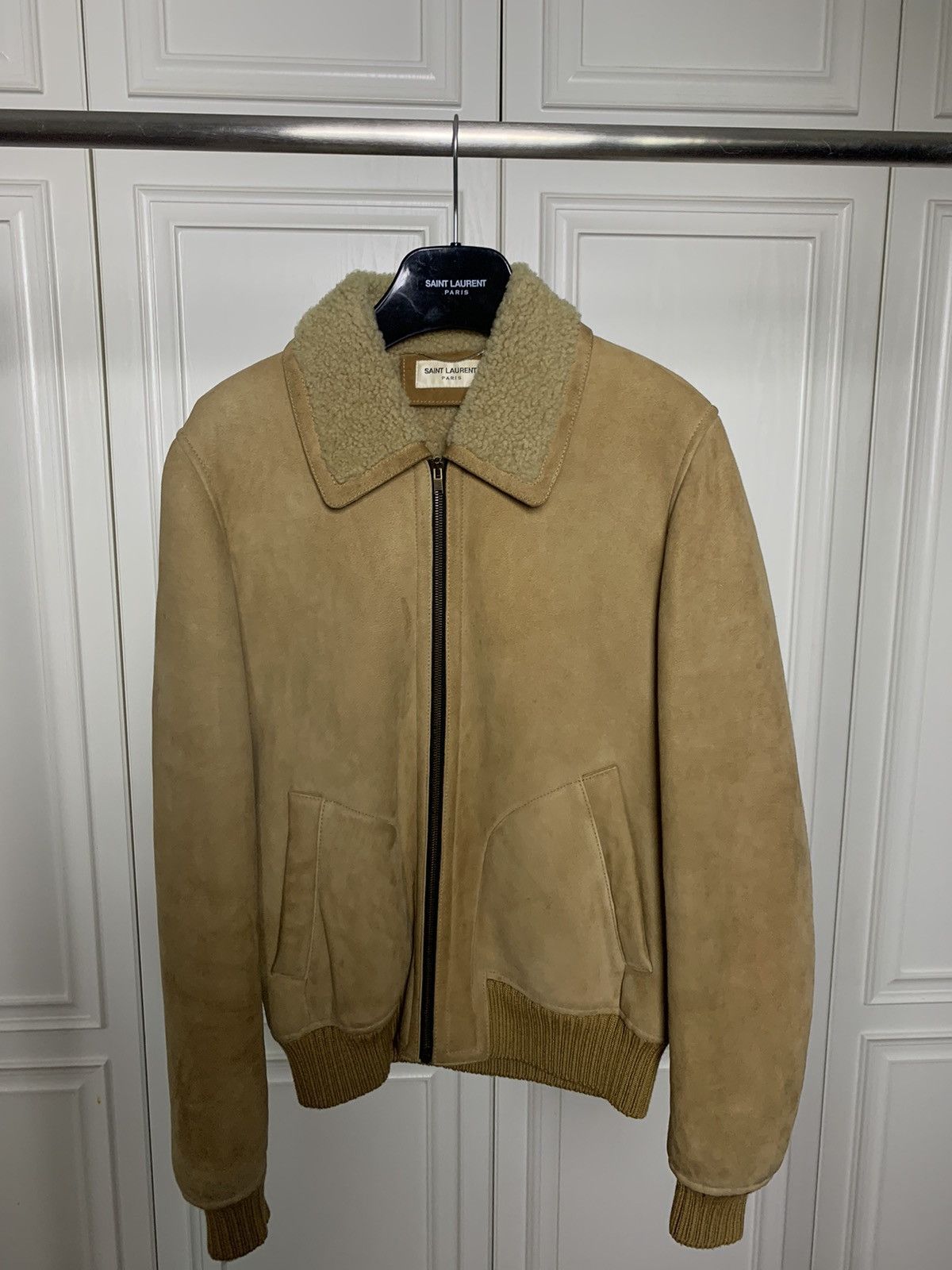 Saint Laurent Paris Saint Laurent 2015FW Tabacco shearling coat Size US M / EU 48-50 / 2 - 1 Thumbnail