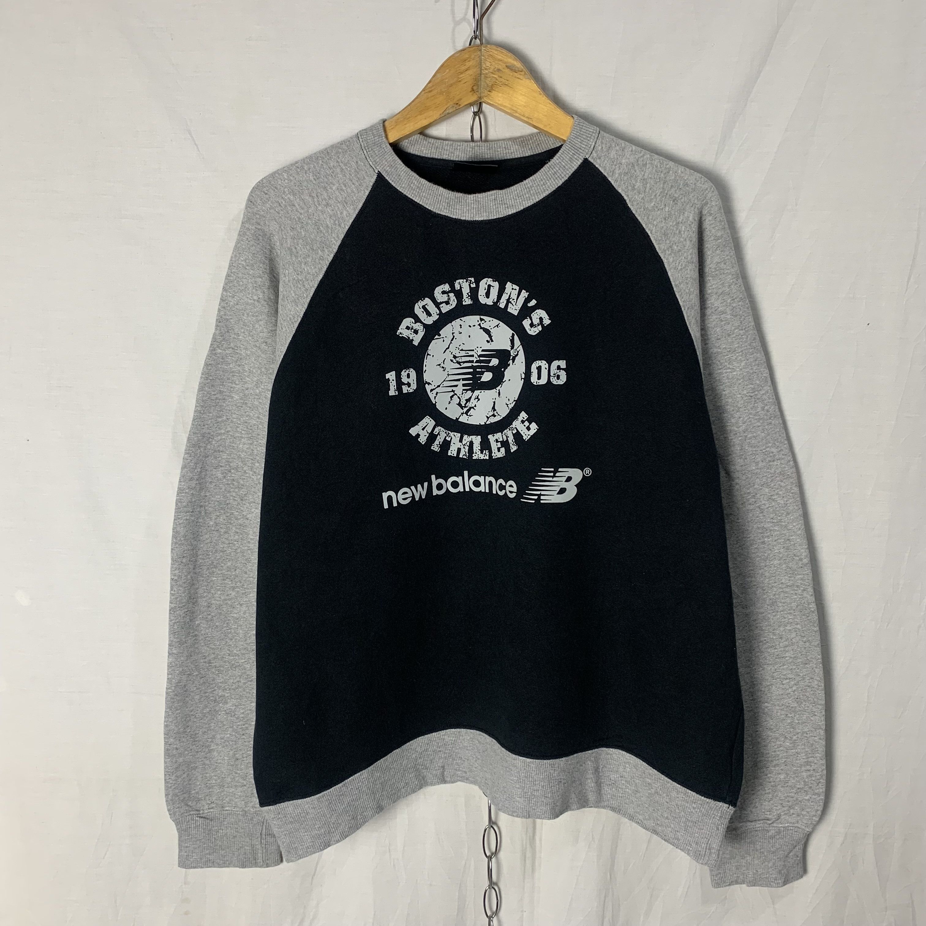 New Balance Vintage New Balance Sweatshirt Crewneck Raglan Size US L / EU 52-54 / 3 - 1 Thumbnail