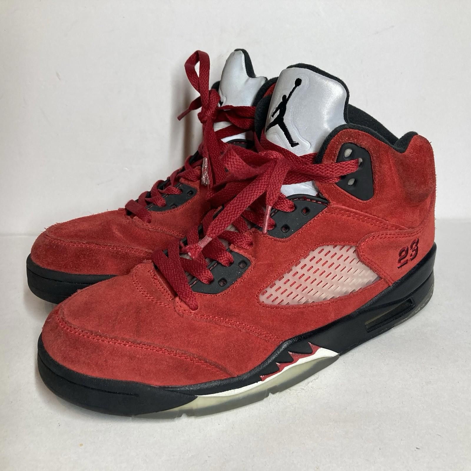 Nike Men’s 9 Nike Air Jordan 5 Retro Raging Bull Toro Bravo Red Size US 9 / EU 42 - 1 Thumbnail