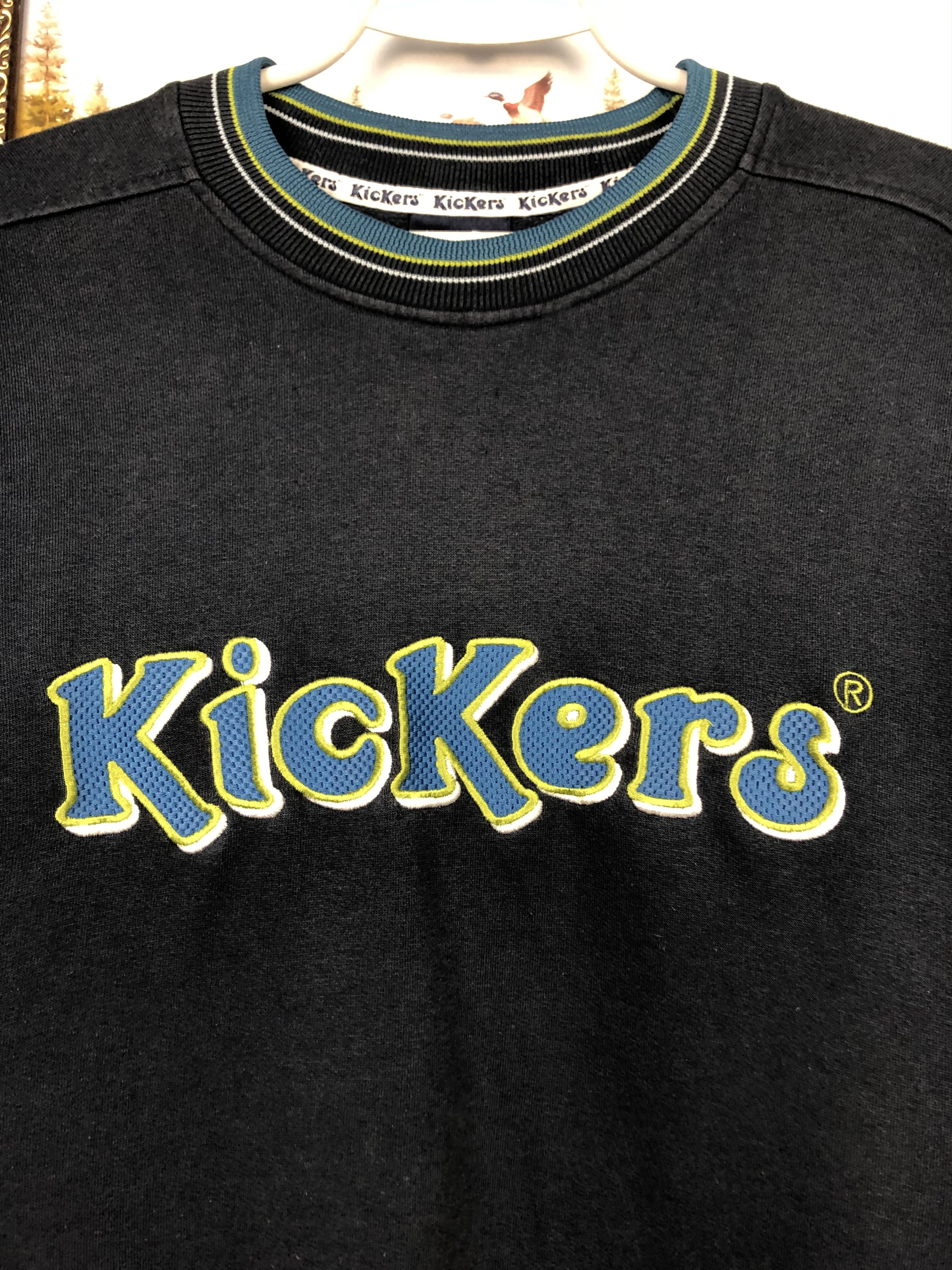 Vintage Vintage KicKers Crewneck Sweatshirt Big Central Embroidered Size US L / EU 52-54 / 3 - 3 Thumbnail