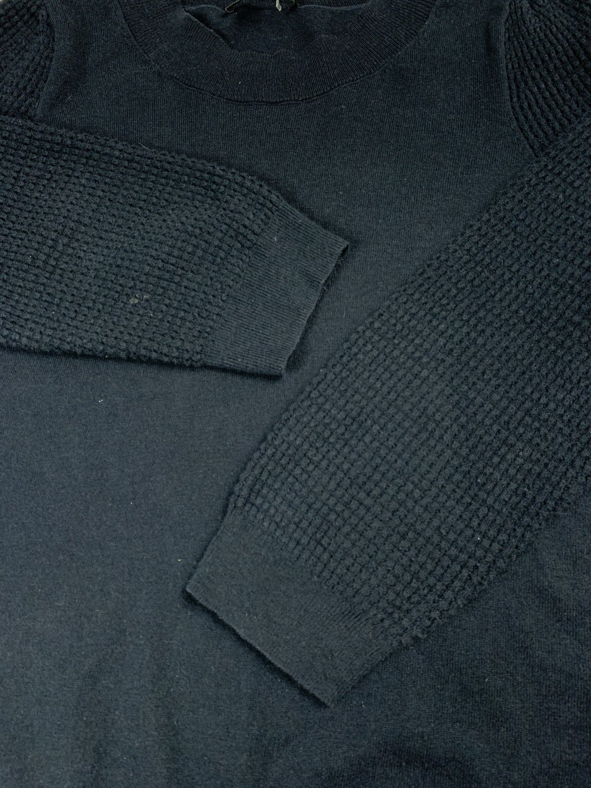 Cos COS Wool Cotton Sweater Women’s Size M Navy Blue Luxury Top Size M / US 6-8 / IT 42-44 - 4 Thumbnail