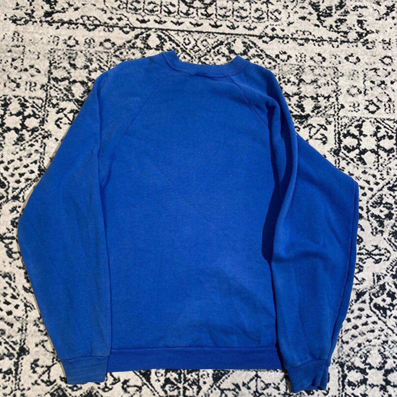 Vintage Vintage Blue Cotton Crewneck Size XL Y2K 90s Essential Size US XL / EU 56 / 4 - 7 Thumbnail