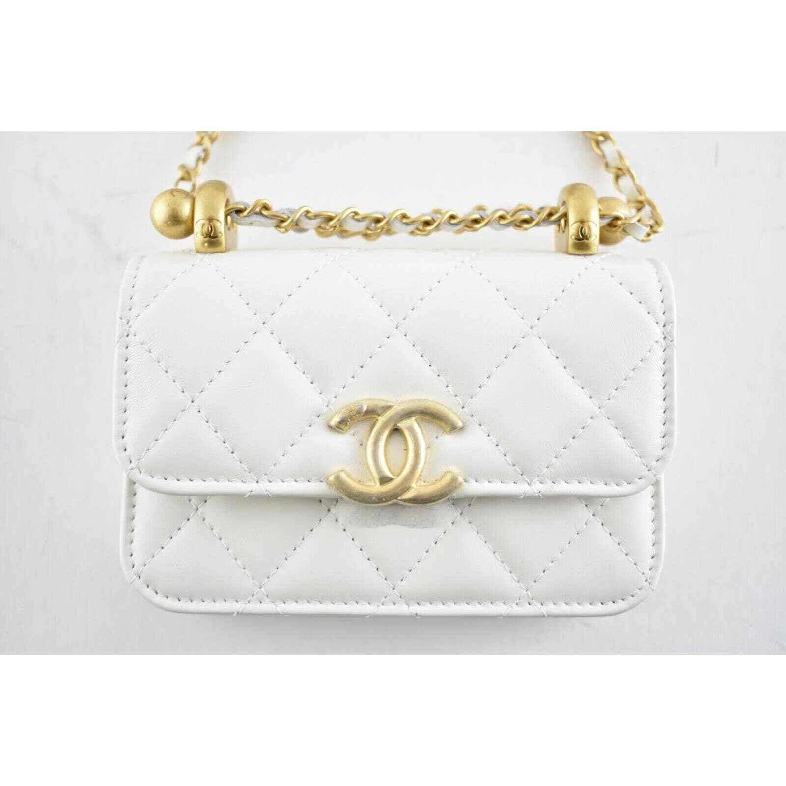 Chanel Chanel Mini Flap Coin With Chain Handle Crossbody Bag Size ONE SIZE - 4 Thumbnail