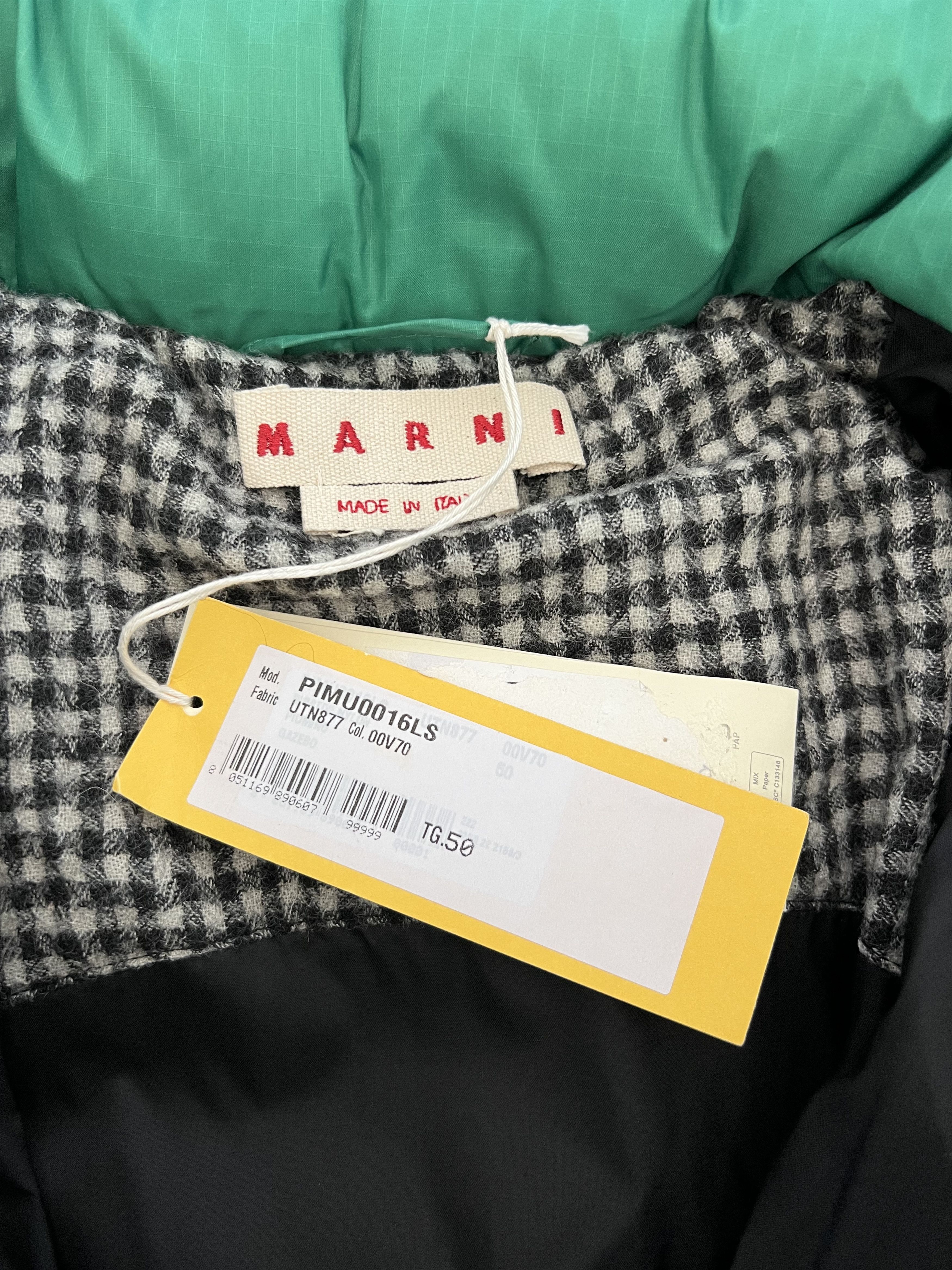 Marni Marni Ripstop Nylon Western Puffer Jacket in Green Size US M / EU 48-50 / 2 - 9 Thumbnail