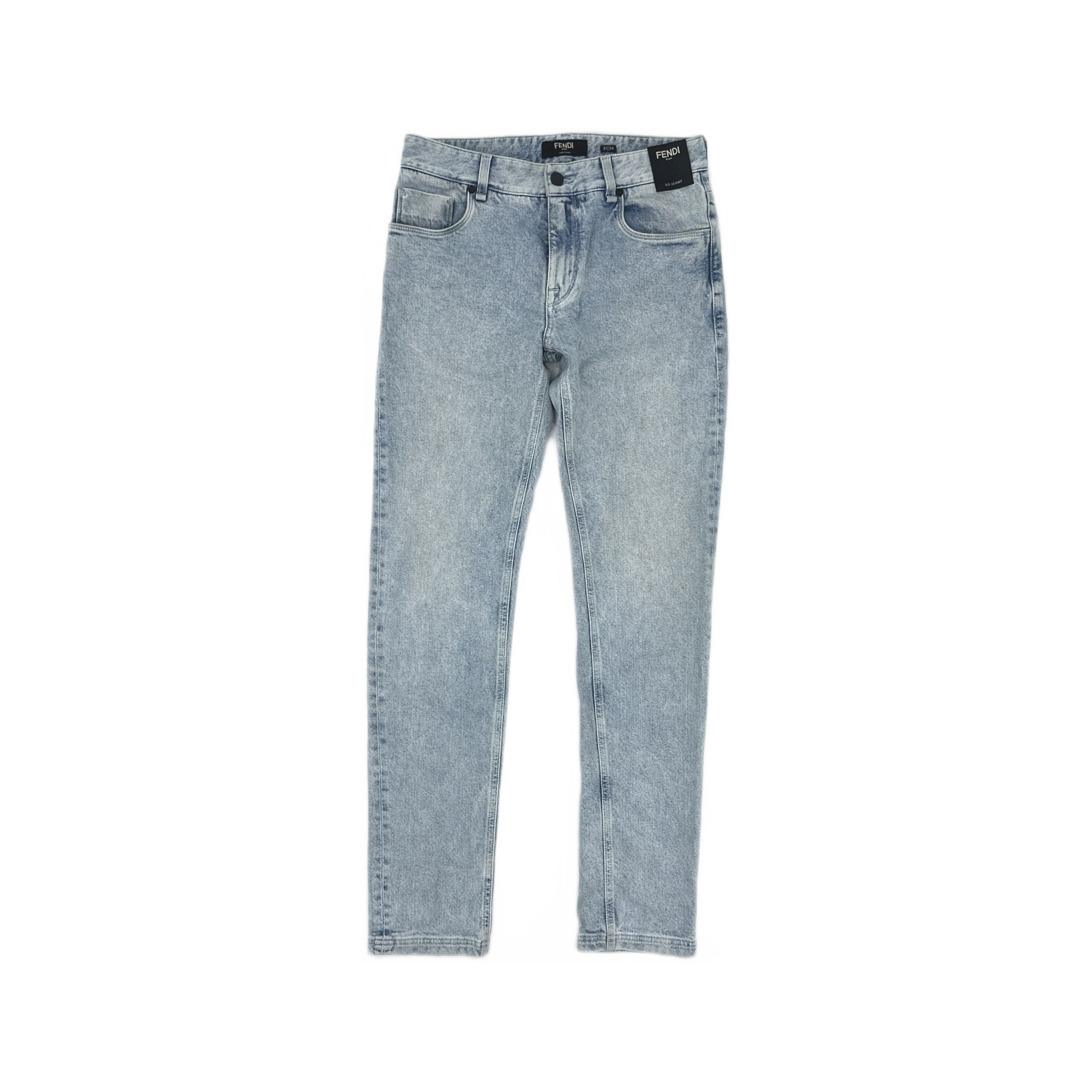 Fendi Fendi Light Wash Jeans Size 31 Size US 31 - 1 Thumbnail