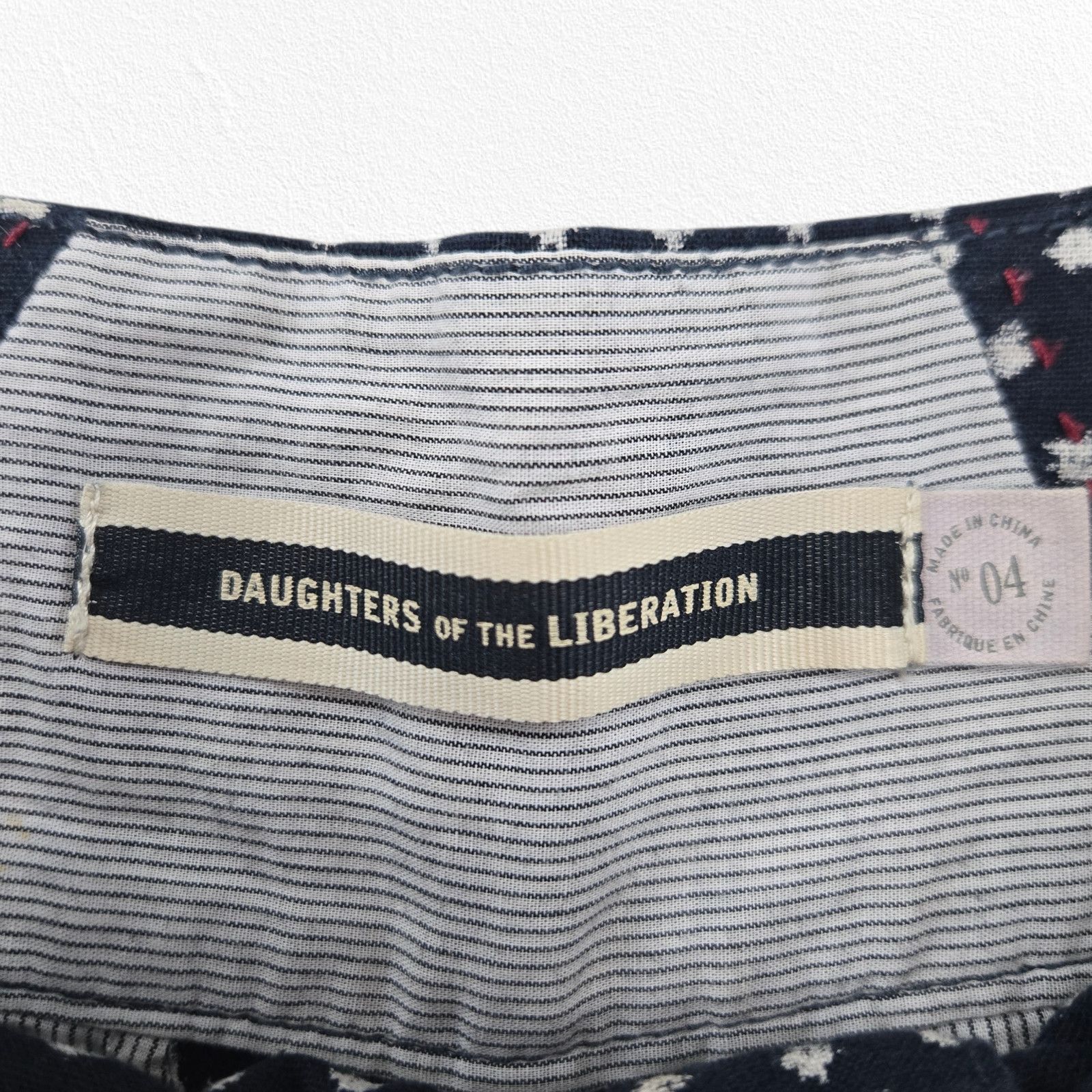 Other DOTL Navy Polka Dot Linen Blend Shorts Size 4 Size 27" / US 4 / IT 40 - 7 Thumbnail