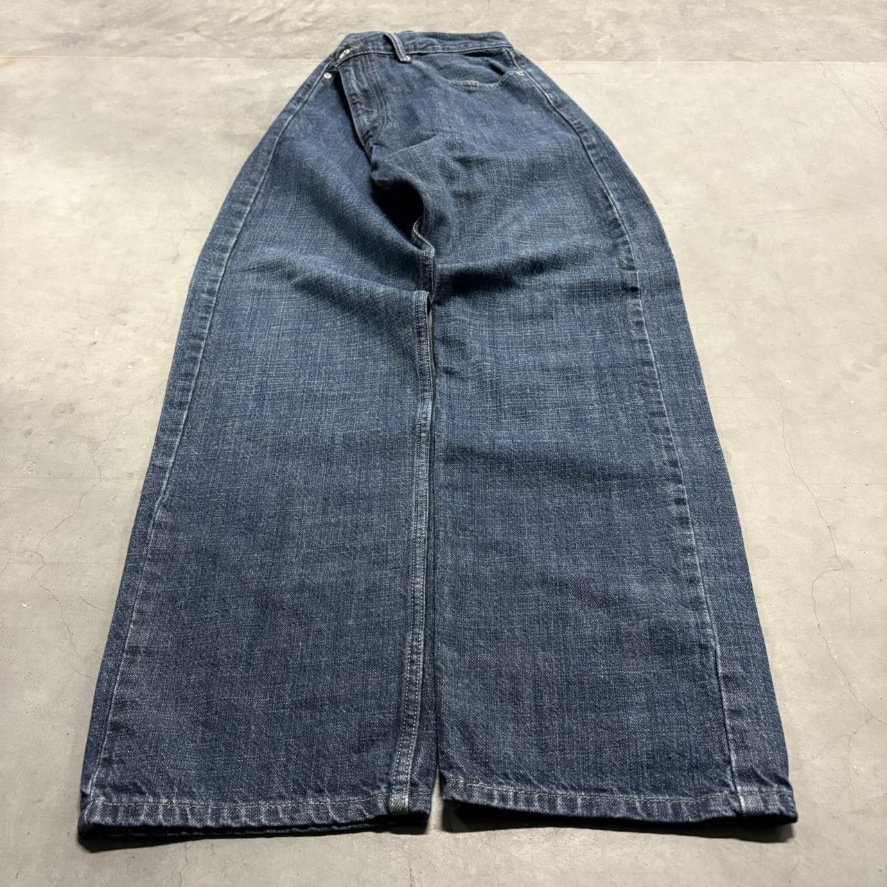 Levi's × Vintage Crazy Vintage Y2K/2000s Levis Grunge Dark Wash Denim Jeans! Size US 36 / EU 52 - 3 Thumbnail
