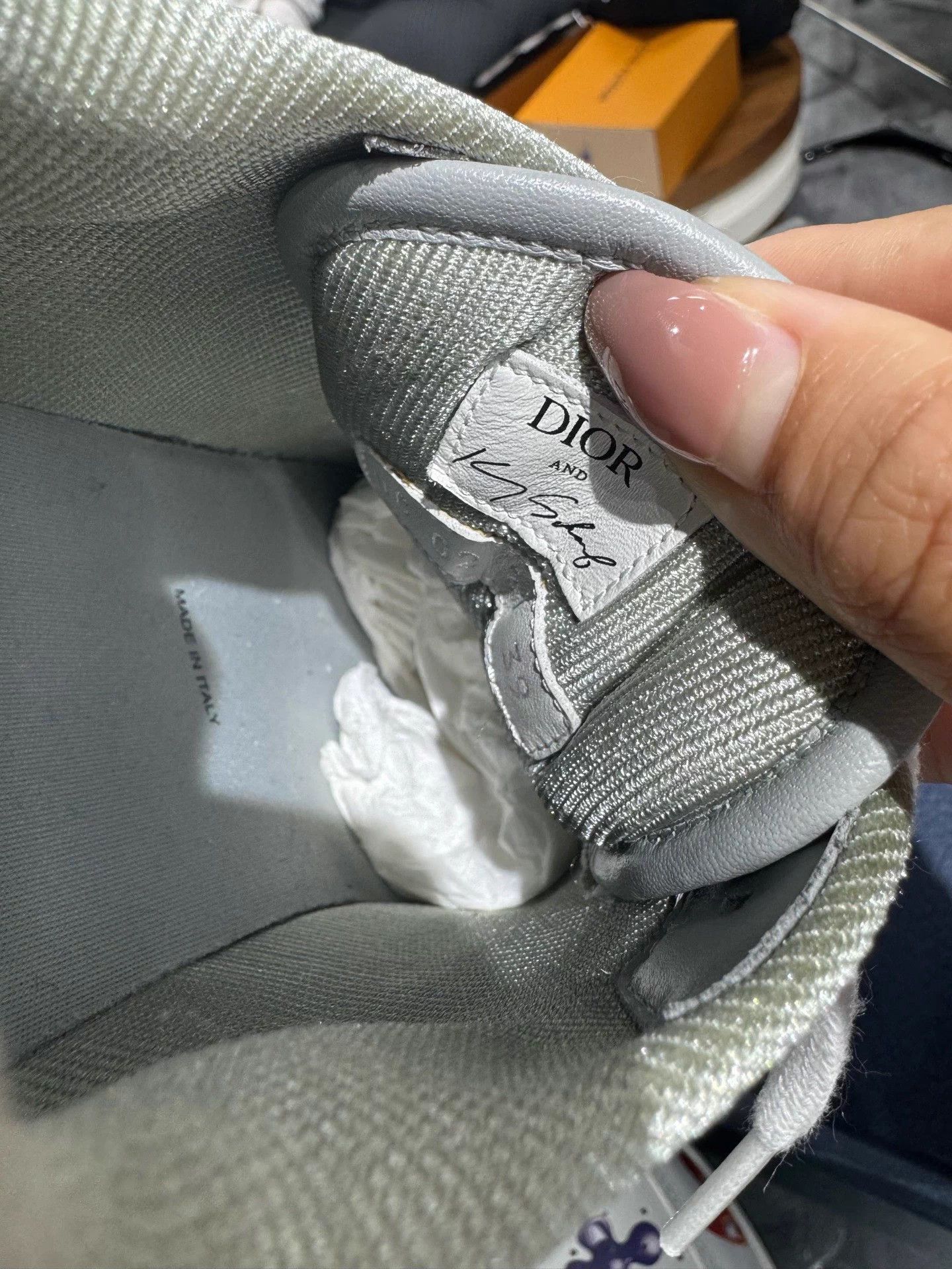 Dior Dior Kenny collaboration b27 elf graffiti sneakers/sneakers Size US 6 / EU 39 - 4 Thumbnail