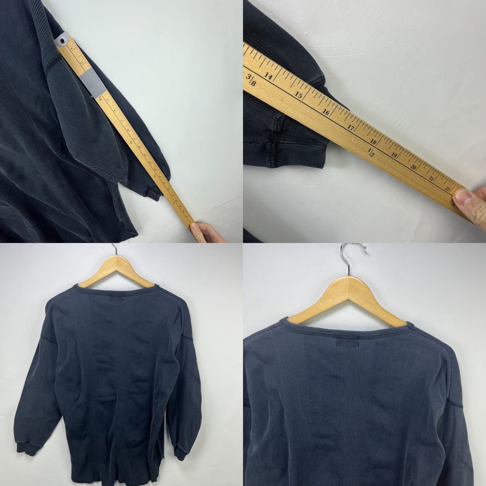 Gap VINTAGE Gap Shirt Mens Long Sleeve M Black 90s Made in Hong Kong Size US M / EU 48-50 / 2 - 8 Thumbnail