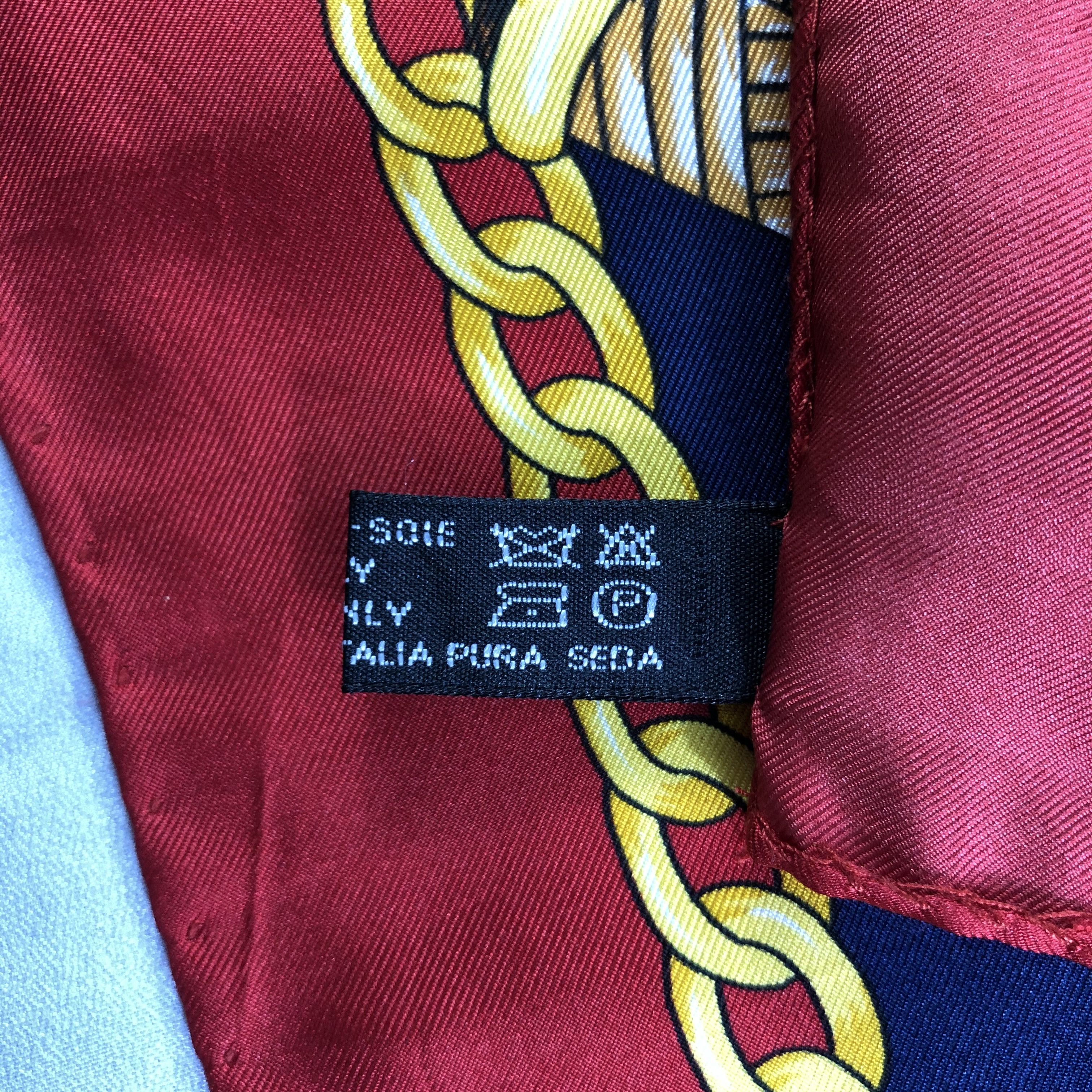 Vintage Vintage Marco Delli Silk Scarf Size ONE SIZE - 6 Thumbnail