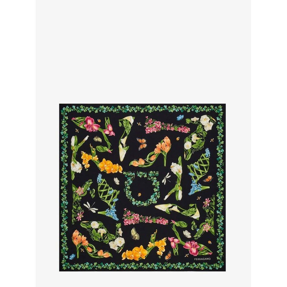 Salvatore Ferragamo FERRAGAMO Silk Scarf New & Authentic Size ONE SIZE - 1 Preview