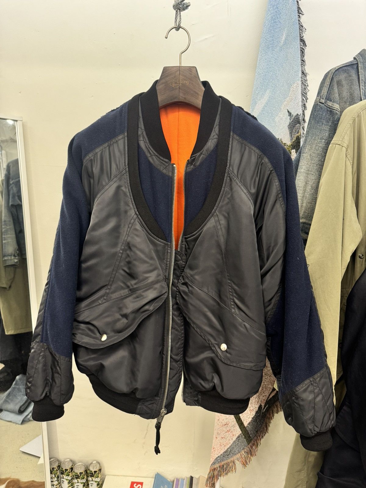 Takahiromiyashita The Soloist. Soloist combo primaloft double layered bomber jacket OG Size US S / EU 44-46 / 1 - 3 Thumbnail