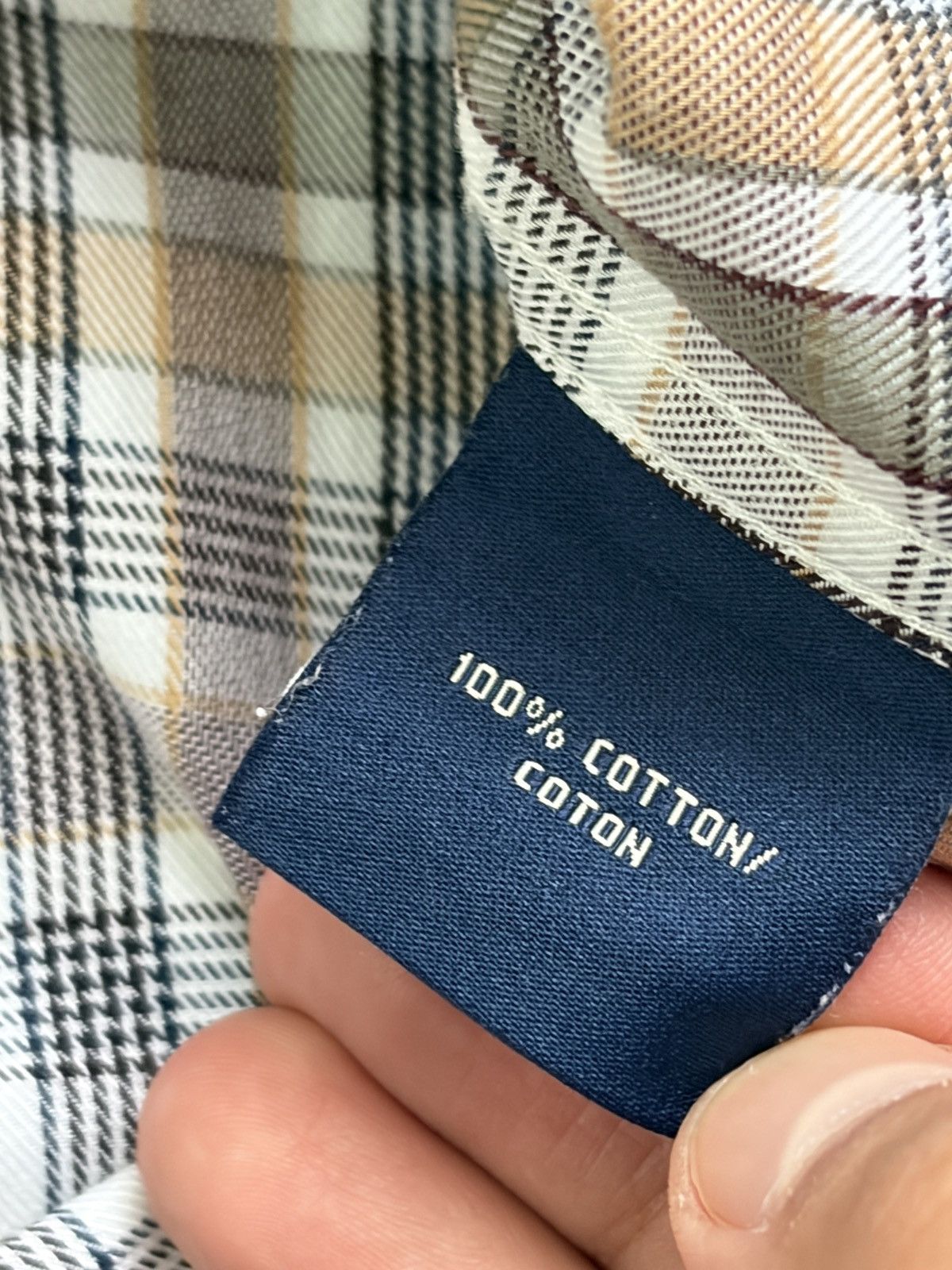 Faconnable Façonnable Plaid Cotton Button Down Shirt Large Size US L / EU 52-54 / 3 - 12 Thumbnail
