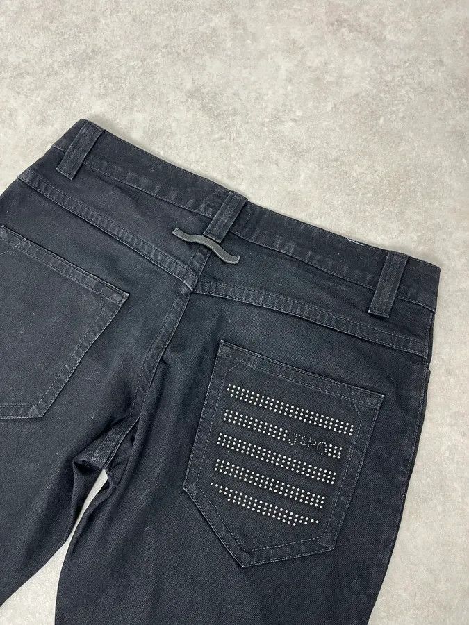 Jean Paul Gaultier 2000s Jean Paul Gaultier Black Denim Jeans Size US 32 / EU 48 - 8 Thumbnail