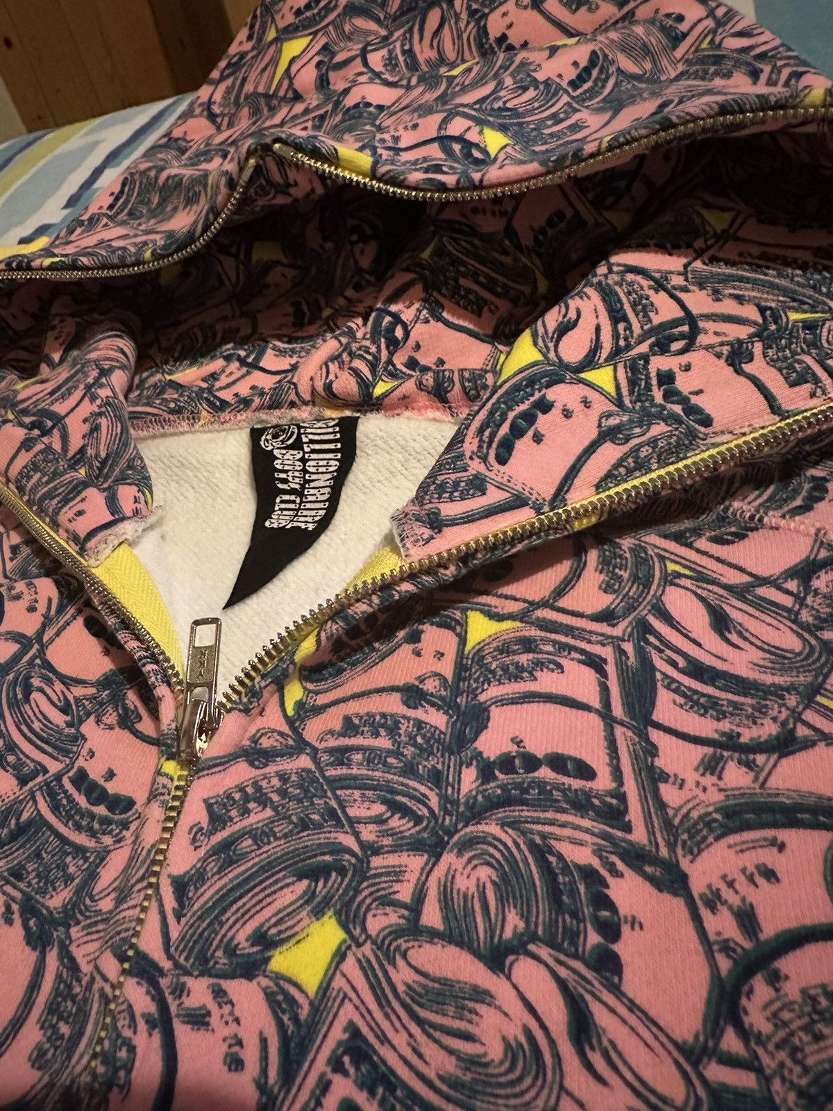 Billionaire Boys Club Season 2 Billionaire Boys Club Pink Moneyroll Hoodie Size US L / EU 52-54 / 3 - 3 Thumbnail