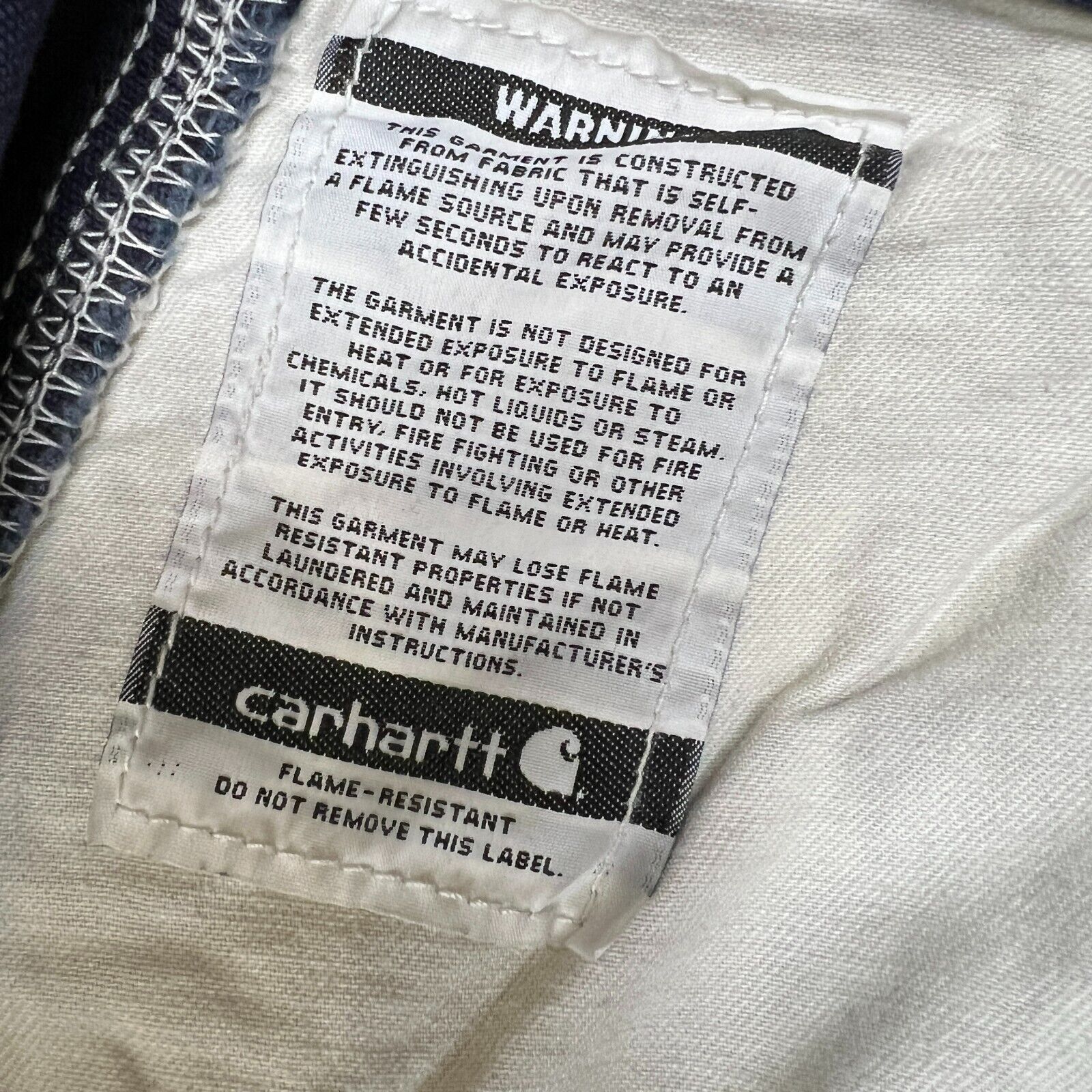 Carhartt × Vintage Carhartt Pants 34x34 NFPA 2112 Flame Resistant FR Work Cargo Size US 34 / EU 50 - 11 Thumbnail