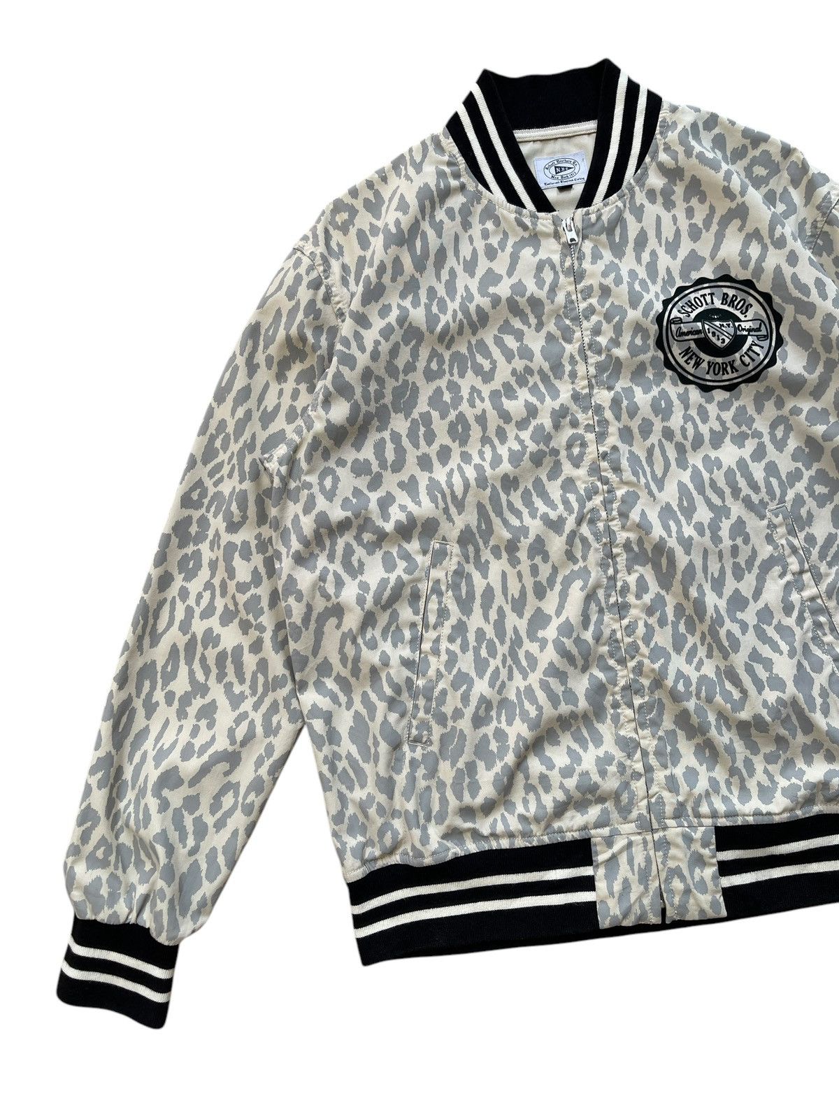 Schott Schott N.Y.C Leopard Printed Jacket Size US L / EU 52-54 / 3 - 5 Thumbnail