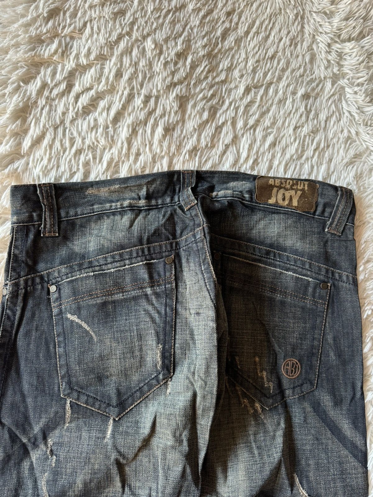 If Six Was Nine × Japanese Brand × Vintage Japanese Vintage Washed Wide Flare Distressed Denim Jeans Size US 33 - 7 Thumbnail