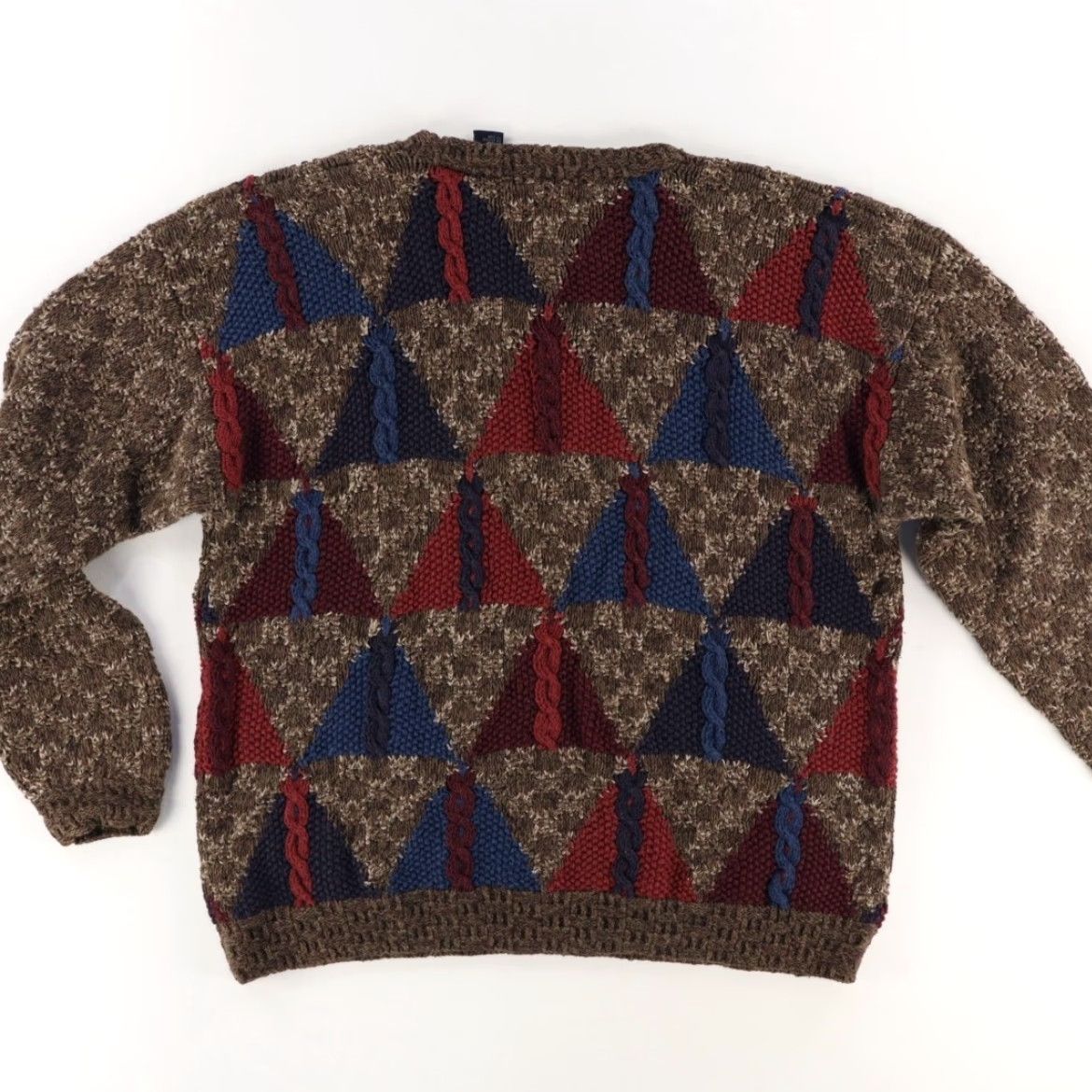Vintage VTG Northern isles Hand Knit 3D Chunky Solid Long Sleeve Sweater Men's 2XL Shirt Size US XXL / EU 58 / 5 - 4 Thumbnail