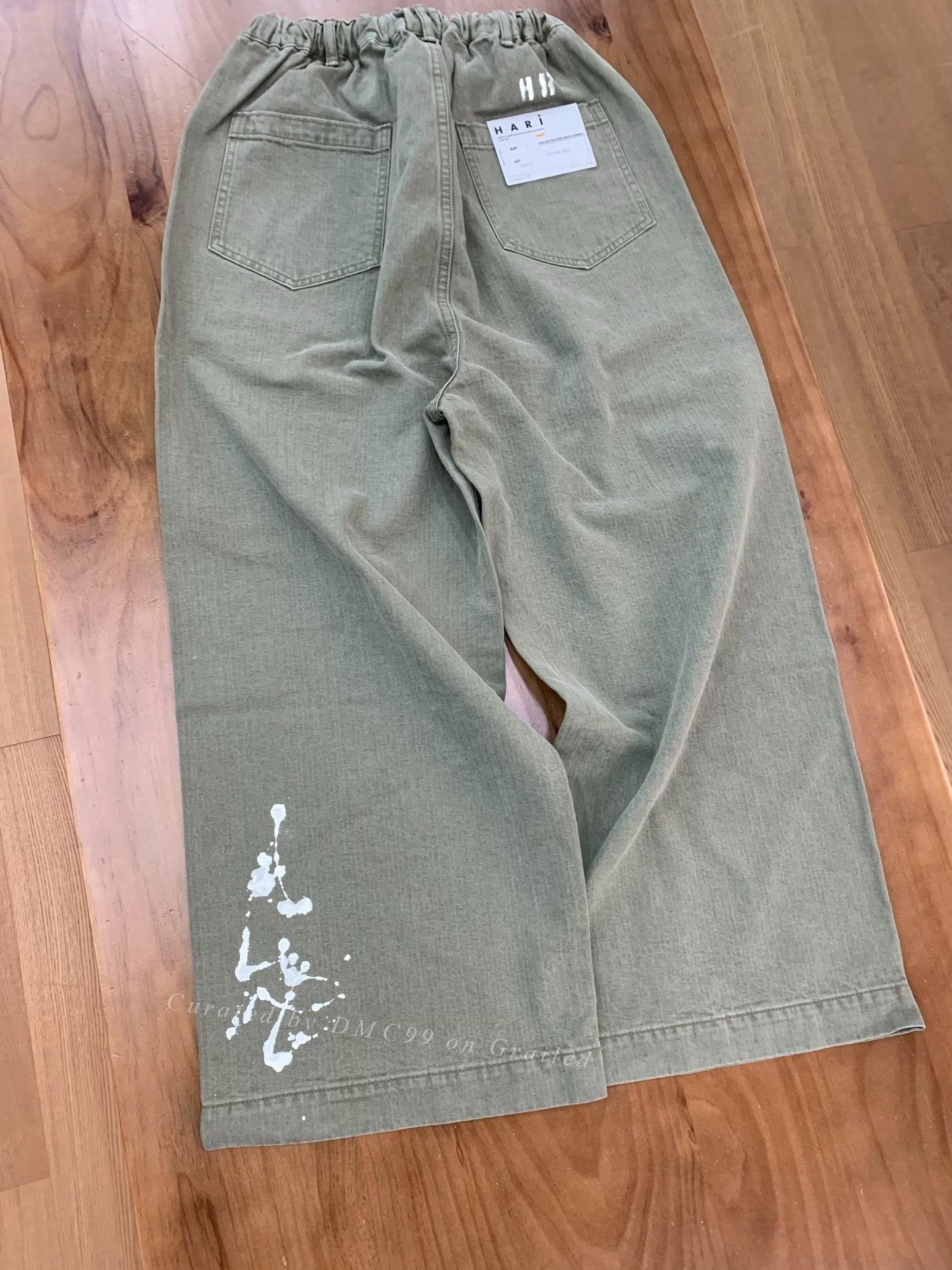 HARE New Hari Vintage Distressed Splatter Jeans Size 32" / US 10 / IT 46 - 1 Thumbnail