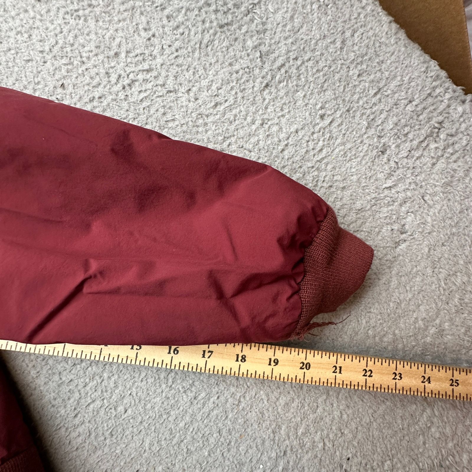 L.L. Bean LL Bean OUF43 Fleece Bomber Warm Up Jacket Mens Large Red Size US L / EU 52-54 / 3 - 5 Thumbnail