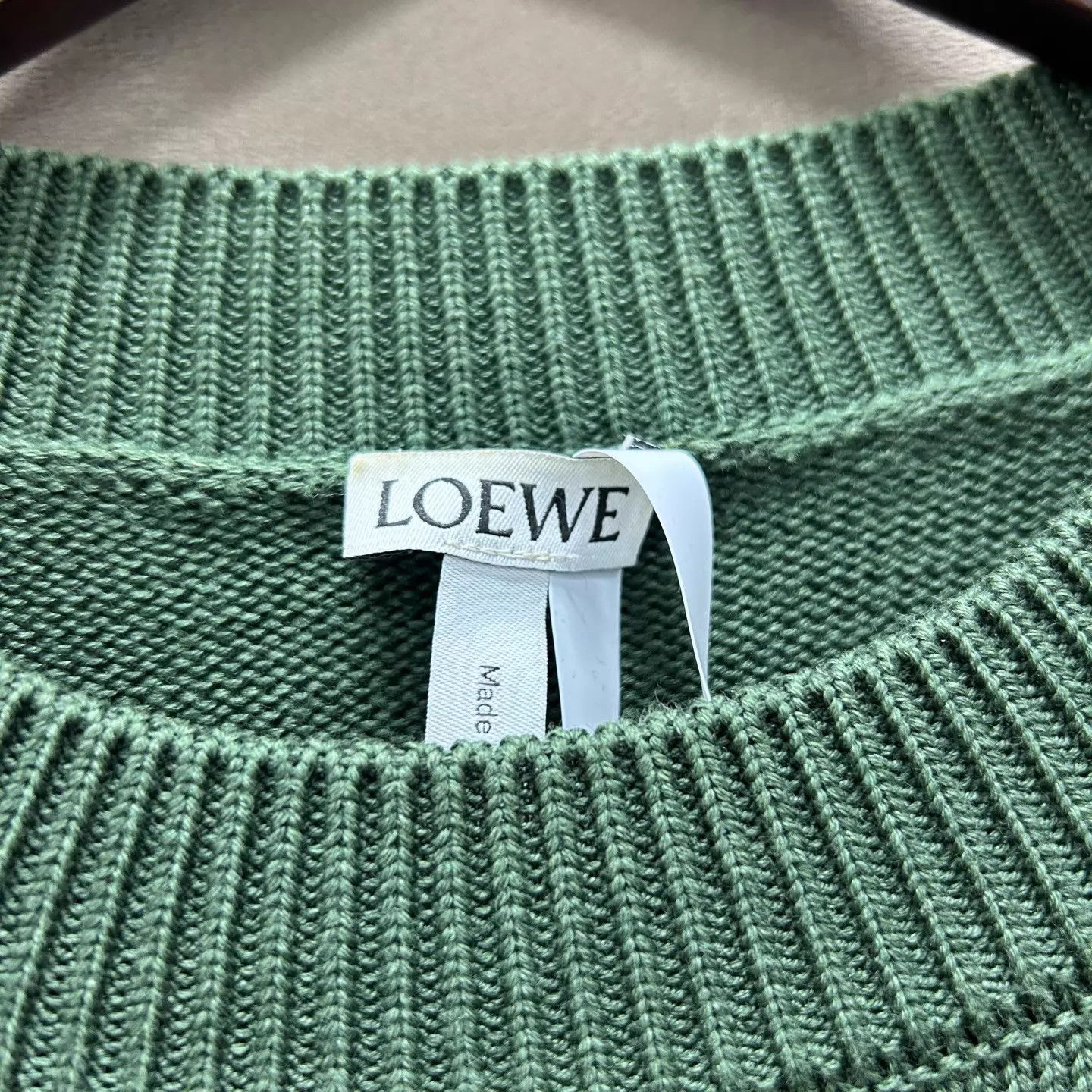 Loewe Loewe Embroidered Logo Wool Knit Sweater M NWT Size M / US 6-8 / IT 42-44 - 3 Thumbnail