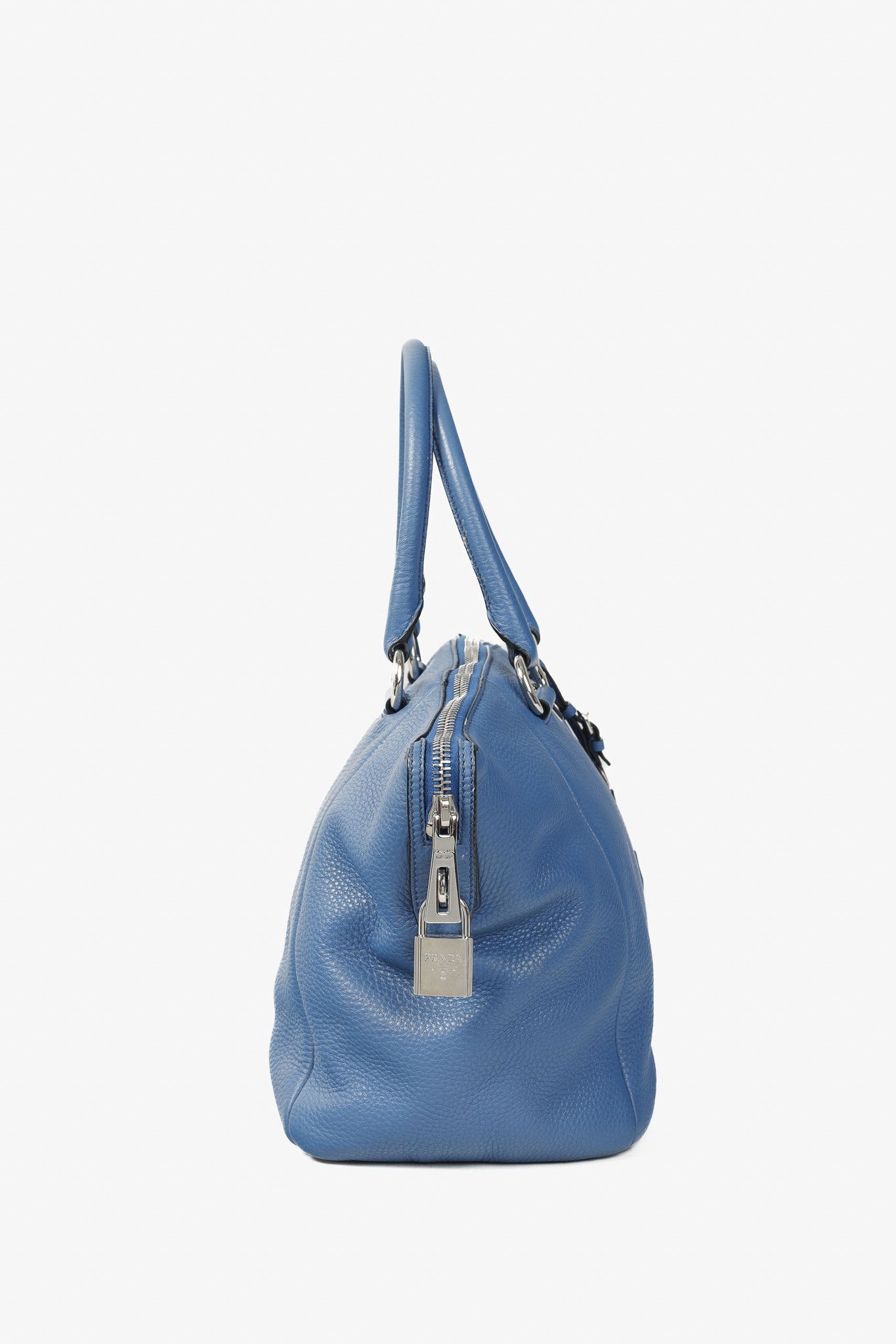 Prada Prada Vitello Daino Double Handle Satchel Bag Size ONE SIZE - 3 Thumbnail