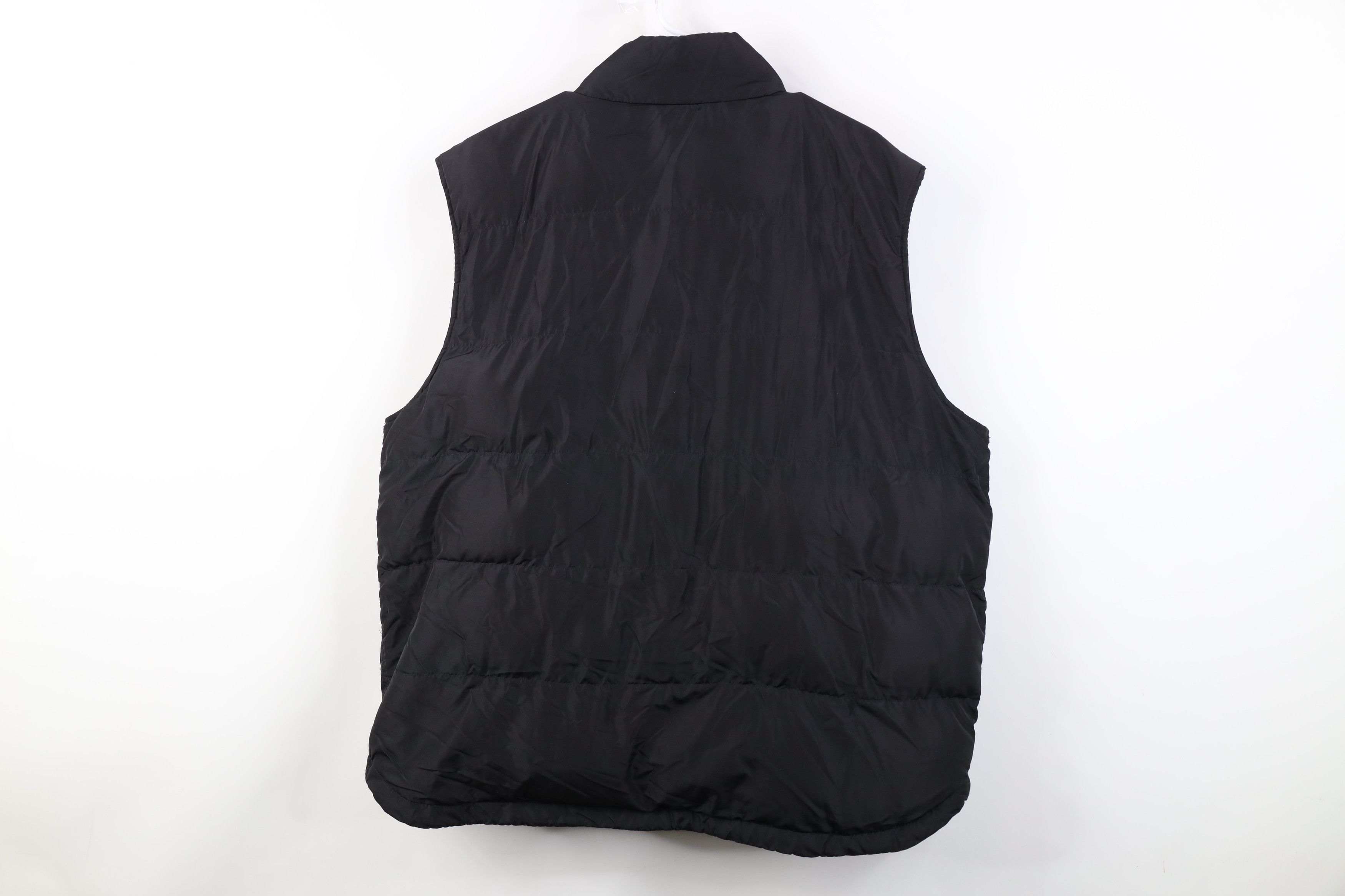 Vintage Vintage 90s Streetwear Full Zip Puffer Vest Jacket Black Size US XXL / EU 58 / 5 - 12 Thumbnail