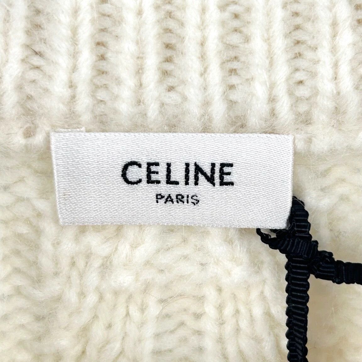 Celine Celine neck single-breasted long-sleeved knit cardigan Size M / US 6-8 / IT 42-44 - 5 Thumbnail