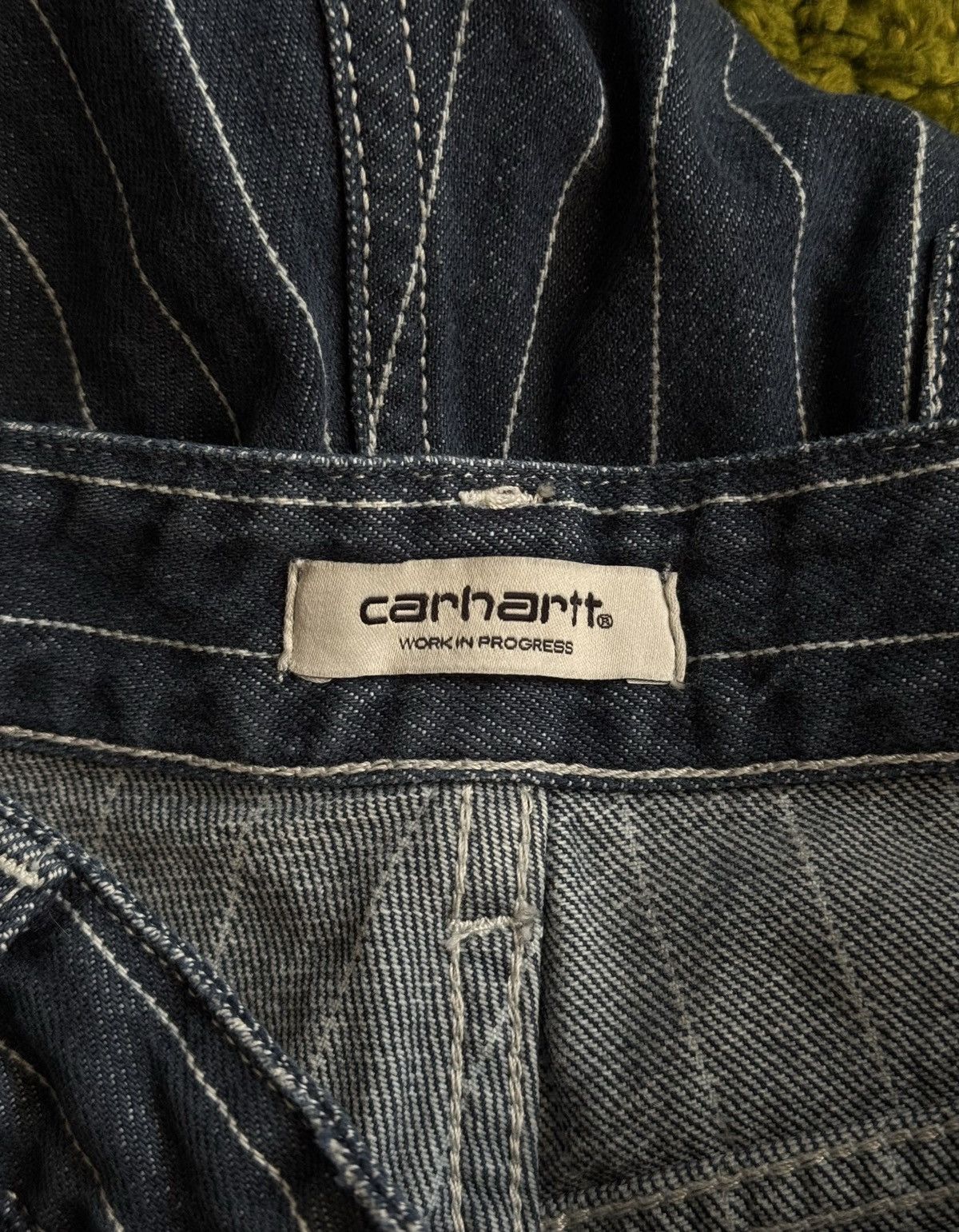 Carhartt Carhartt WIP workcore style striped orlean jeans Size 27" / US 4 / IT 40 - 6 Thumbnail