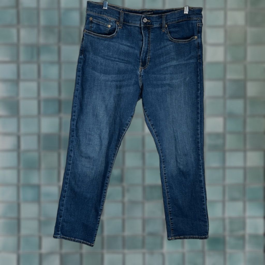 Lucky Brand Lucky Brand 410 Jeans Mens Athletic Straight W36 L30 Blue Jeans Mens Adjustable Fit Straight 30 Inseam Size US 36 / EU 52 - 1 Thumbnail