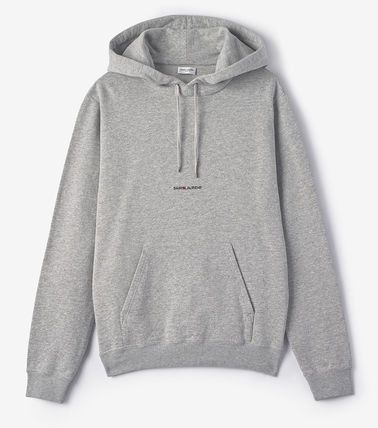 image of Saint Laurent Paris O1S1Wg110324 Rive Gauche Hoodie In Grey, Men's (Size XS)