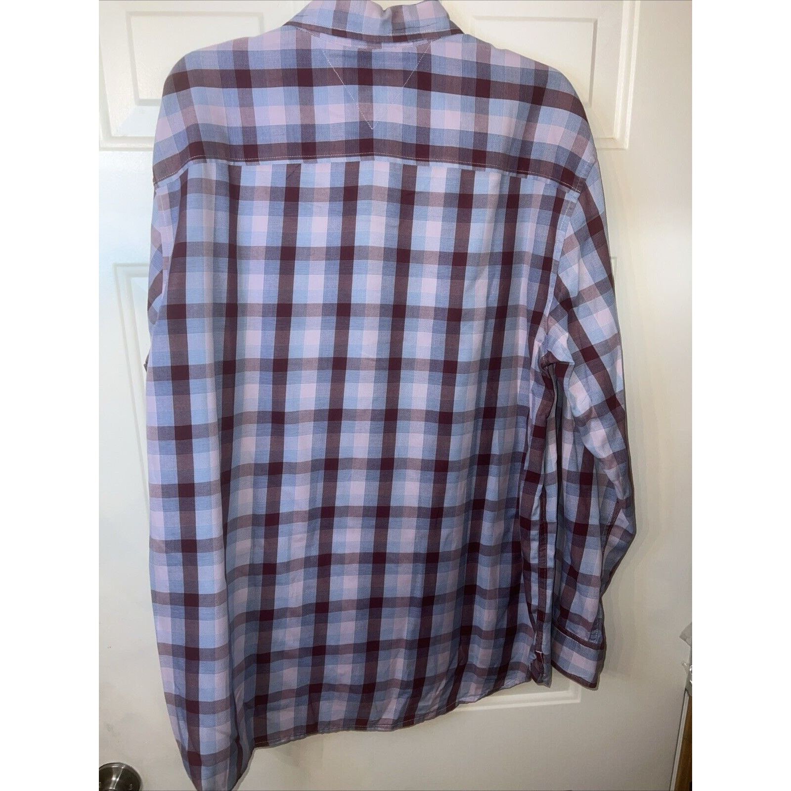 Tommy Hilfiger Tommy Hilfiger Mens Plaid Button Up Shirt Size XL Pink Blue Size US XL / EU 56 / 4 - 5 Thumbnail