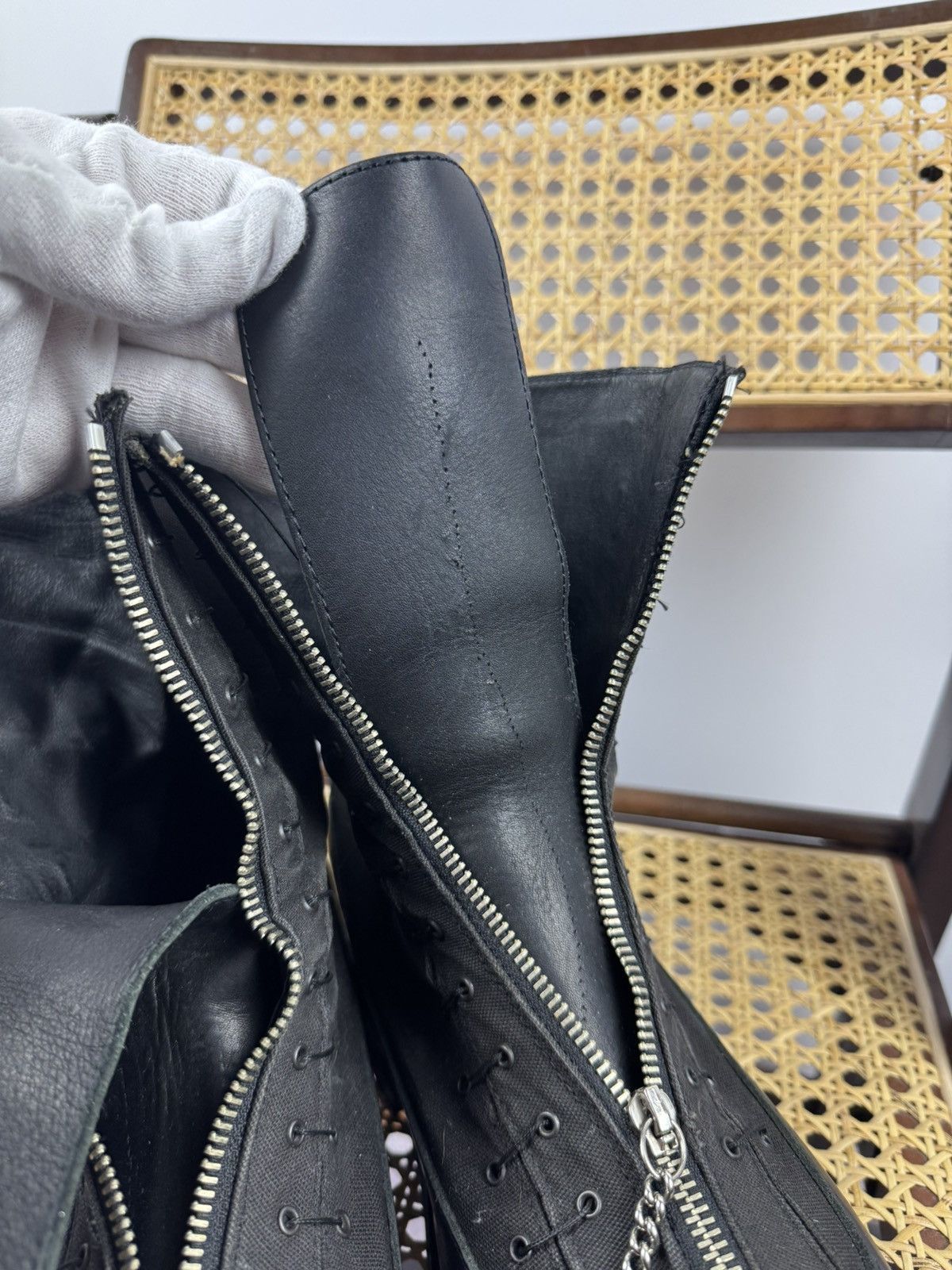 Dirk Bikkembergs × Vintage Dirk Bikkembergs Boots vintage SS00 very rare💀💀💀 Size US 10 / EU 43 - 11 Thumbnail