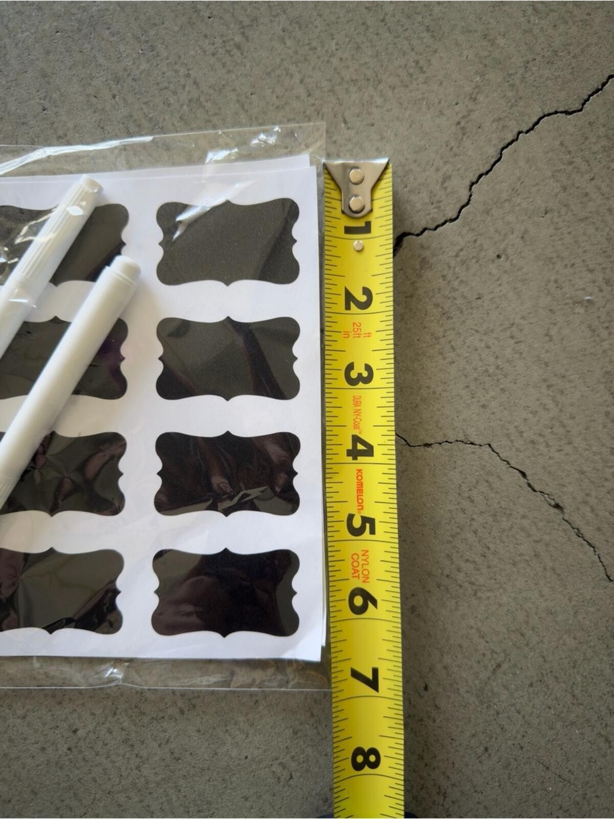 Other Chalkboard Label Stickers / 2 Sheets + 2 Markers / Organizer Size ONE SIZE - 4 Thumbnail
