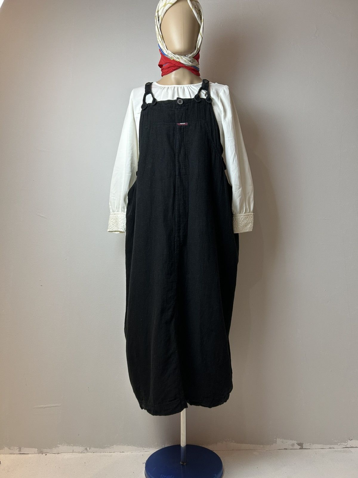 Hai Sporting Gear × Issey Miyake × Japanese Brand HAI SPORTING GEAR DUNGAREE MIDI DRESS Size M / US 6-8 / IT 42-44 - 11 Thumbnail