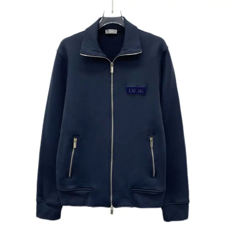 Dior Dior Navy Men's Zip Jacket 0089 Size US M / EU 48-50 / 2 - 1 Thumbnail