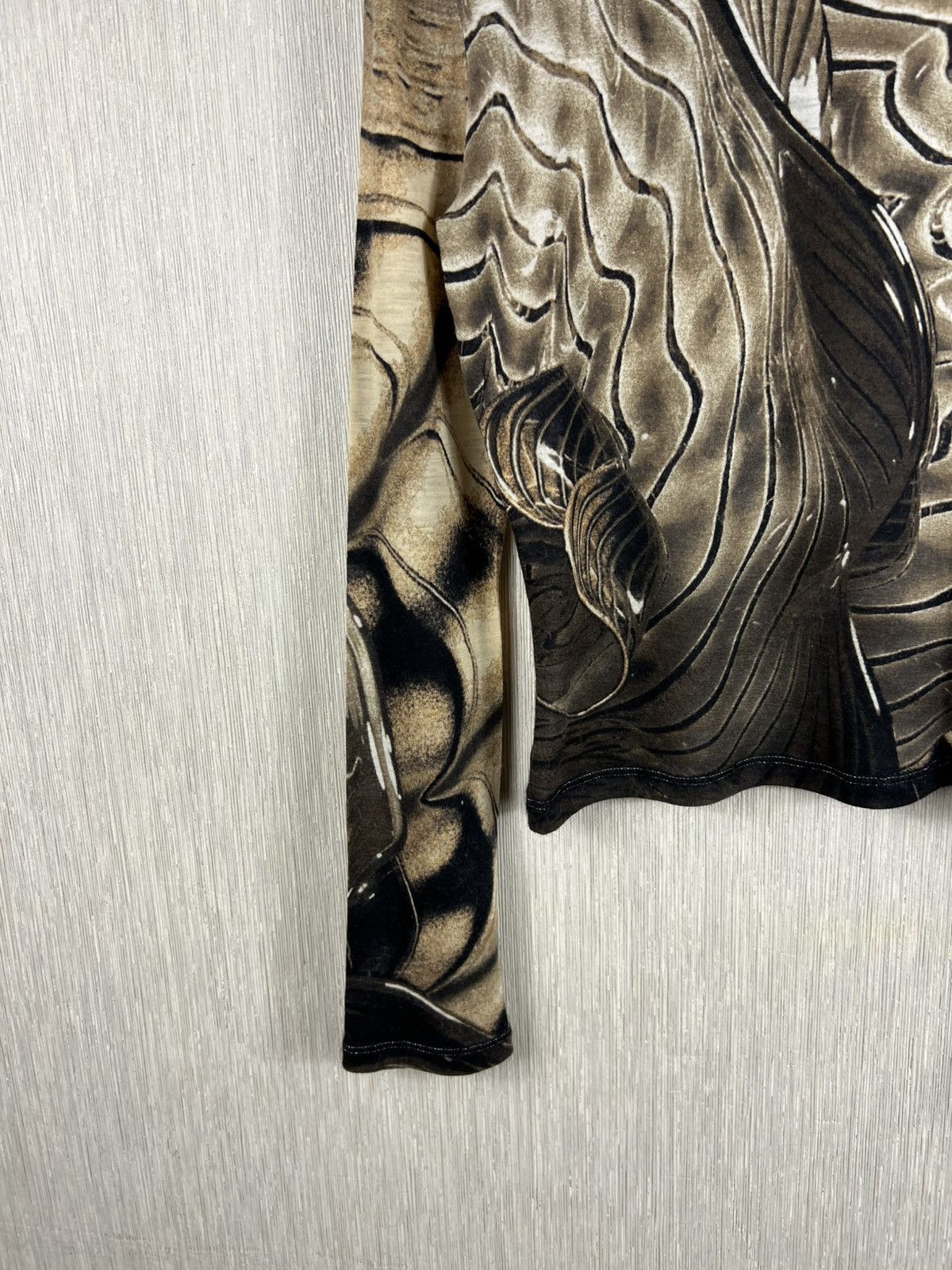 Roberto Cavalli Roberto Cavalli y2k mesh abstract spectrum full print blouse Size XS / US 0-2 / IT 36-38 - 7 Thumbnail