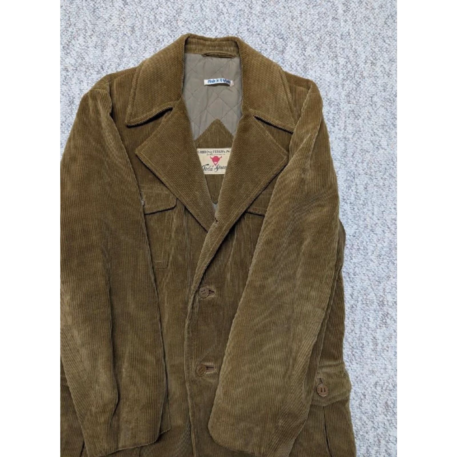 Vintage VINTAGE Field & Stream JACKET Blazer Corduroy Coat Brown 40 M Mens NYLON/COTTON Norfolk Field & Stream Hunting 40 in Chest 22-32 length 24.5 19 90s Size 40R - 3 Thumbnail