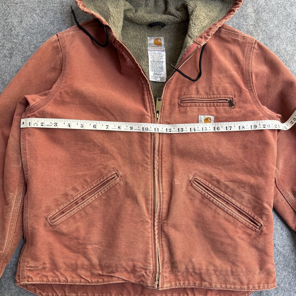 Carhartt Vintage Carhartt Hooded Active Pink Jacket WJ141 VRS Size US S / EU 44-46 / 1 - 6 Thumbnail